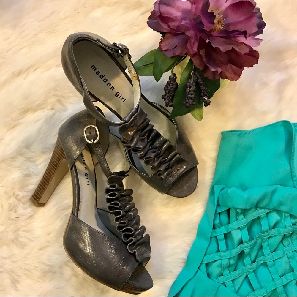 Platform Grey Heel